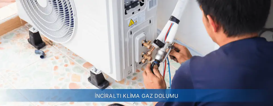 İnciraltı İlçemi Demirdöküm Klima Gaz Dolumu